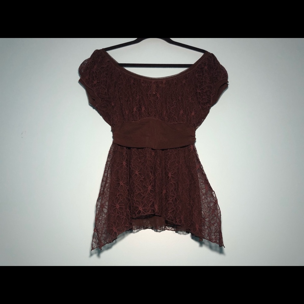 MAX STUDIO lace top (Size L)